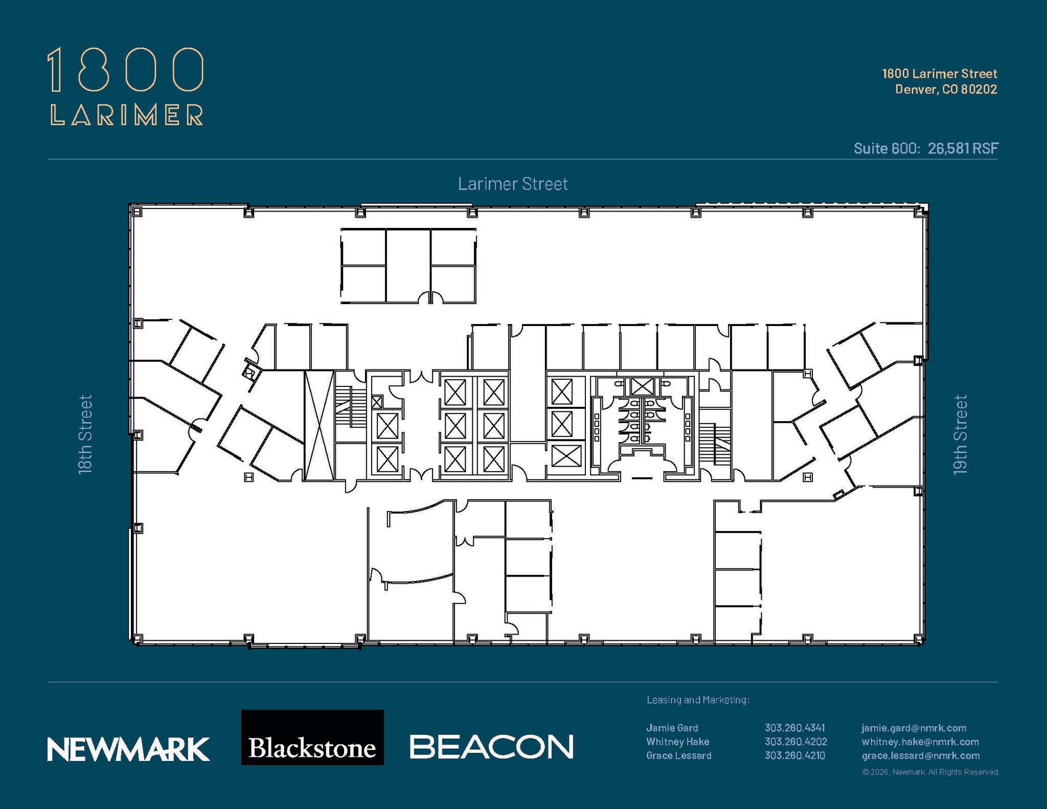 1800 Larimer St, Denver, CO for lease Floor Plan- Image 1 of 1