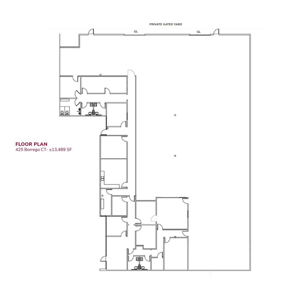 425 Borrego Ct, San Dimas, CA for lease Floor Plan- Image 1 of 2