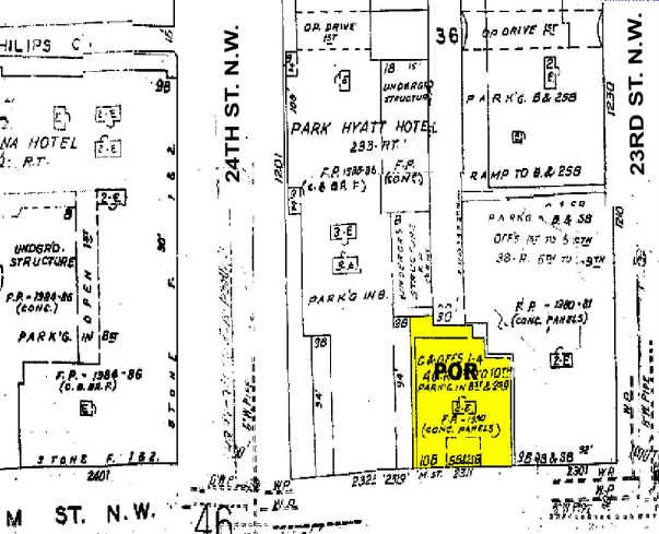 2311 M St NW, Washington, DC for lease - Plat Map - Image 2 of 5