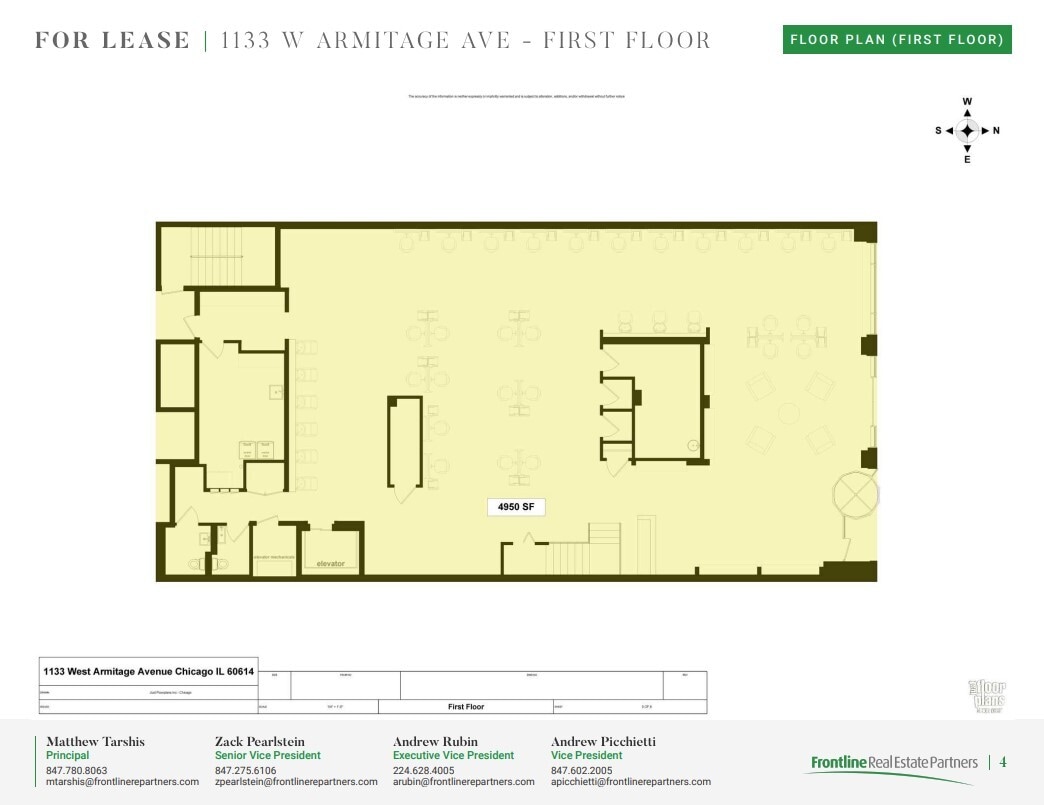 1133-1141 W Armitage Ave, Chicago, IL for lease Floor Plan- Image 1 of 1