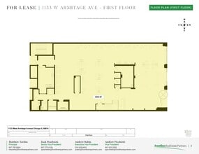 1133-1141 W Armitage Ave, Chicago, IL for lease Floor Plan- Image 1 of 1
