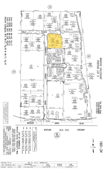 400 Camarillo Ranch Rd, Camarillo, CA for lease - Plat Map - Image 2 of 7