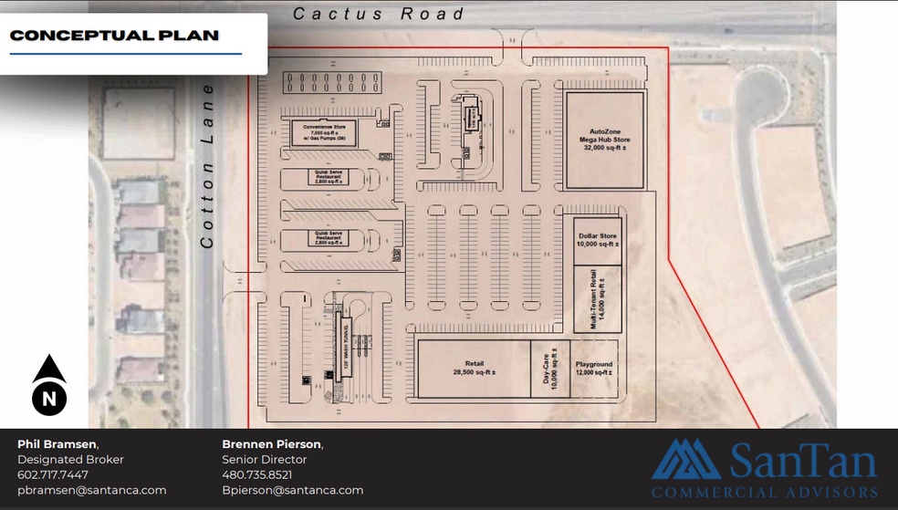 SEC Cactus Rd & Cotton Ln, Surprise, AZ for lease - Building Photo - Image 3 of 3