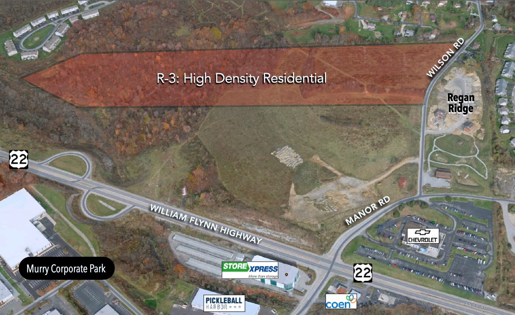 3159 Wilson Rd, Murrysville, PA for sale Aerial- Image 1 of 3
