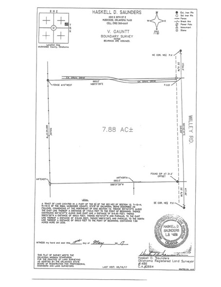 South Willey Road, Fort Gibson, OK for sale - Aerial - Image 1 of 1