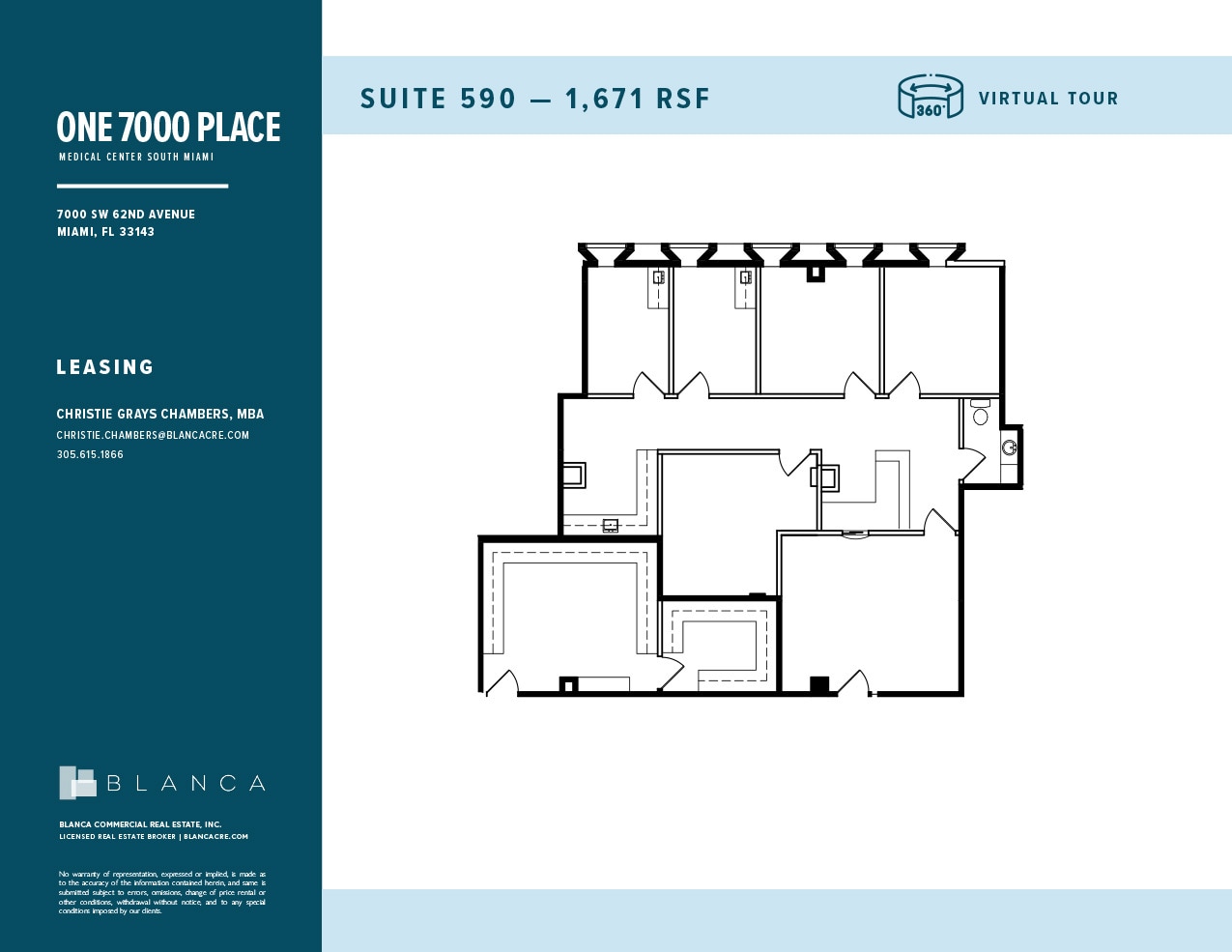 7000 SW 62nd Ave, Miami, FL for lease Floor Plan- Image 1 of 1