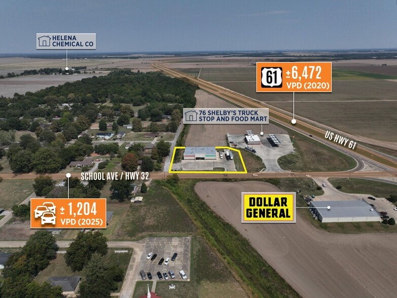 1011 E School Ave, Shelby, MS for sale - Building Photo - Image 2 of 10