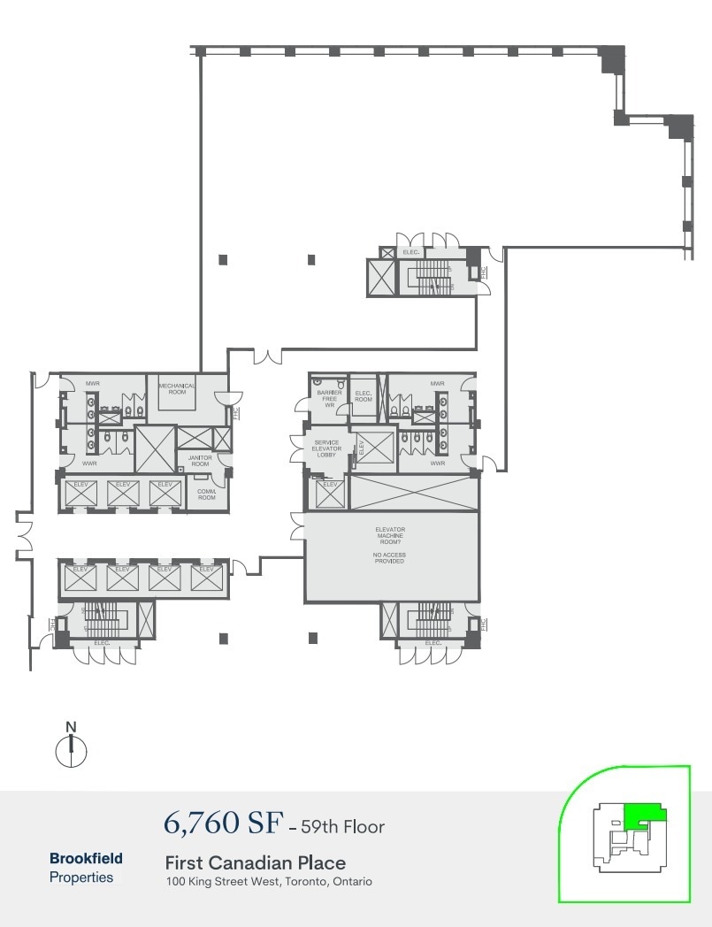 100 King St W, Toronto, ON for lease Floor Plan- Image 1 of 1