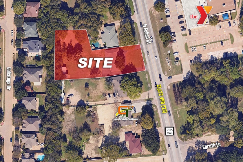 1209 N Goliad St, Rockwall, TX for lease - Aerial - Image 2 of 3