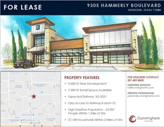 More details for 9305 Hammerly Blvd, Houston, TX - Retail for Lease