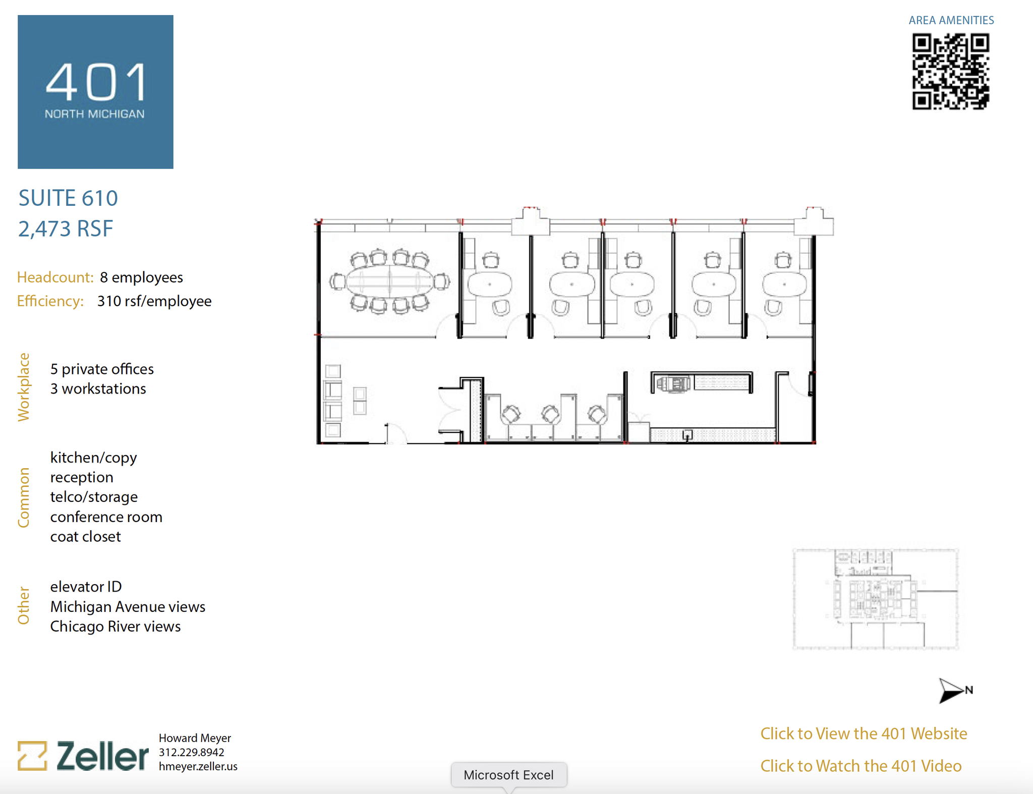 401 N Michigan Ave, Chicago, IL for lease Floor Plan- Image 1 of 1