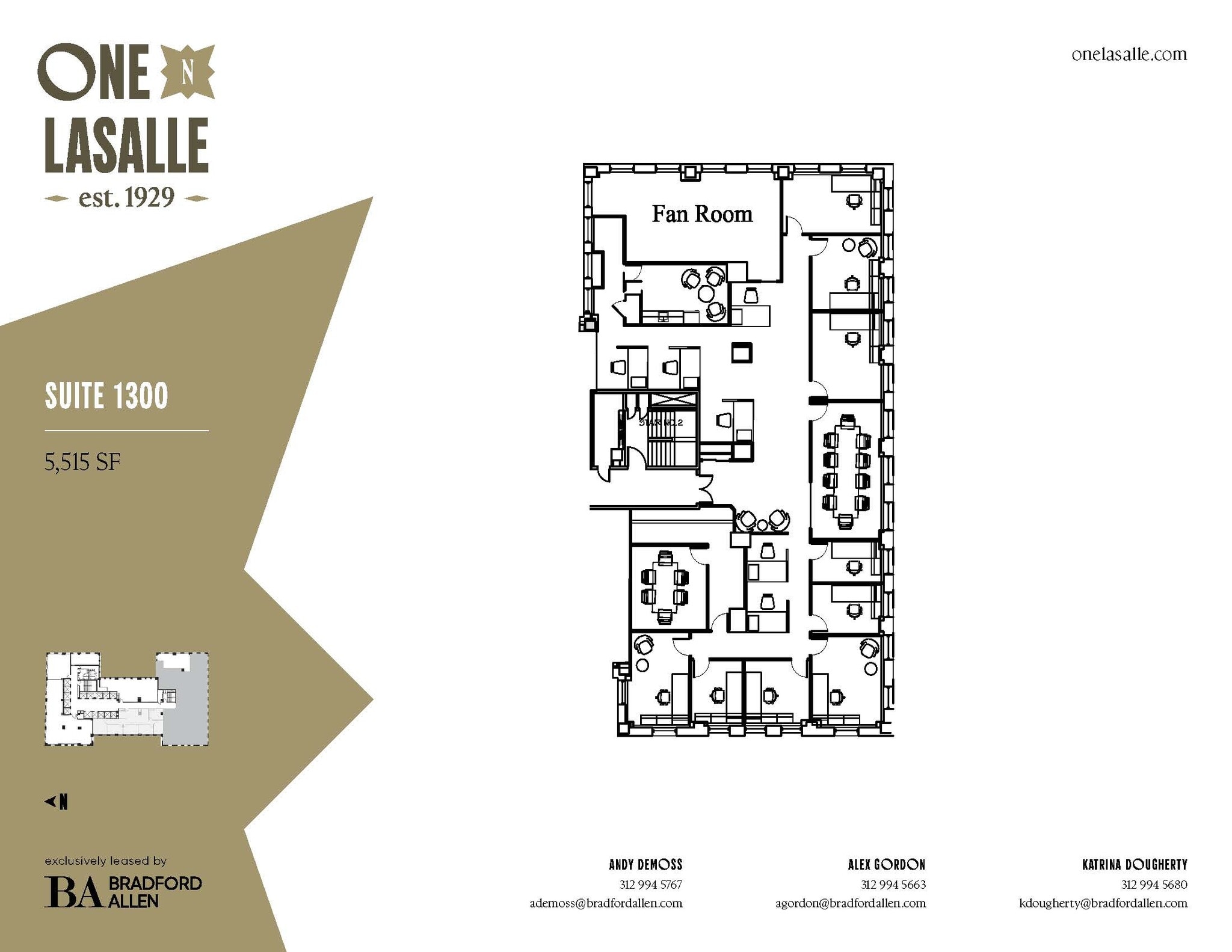 1 N LaSalle St, Chicago, IL for lease Floor Plan- Image 1 of 1