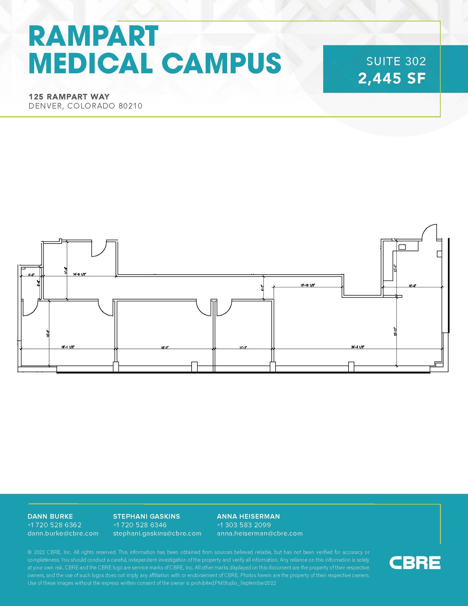 125 Rampart Way, Denver, CO for lease Floor Plan- Image 1 of 1