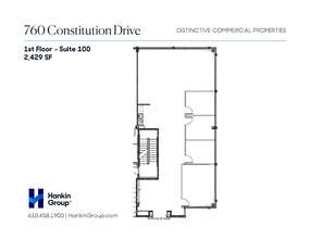 760 Constitution Dr, Exton, PA for lease Floor Plan- Image 2 of 2