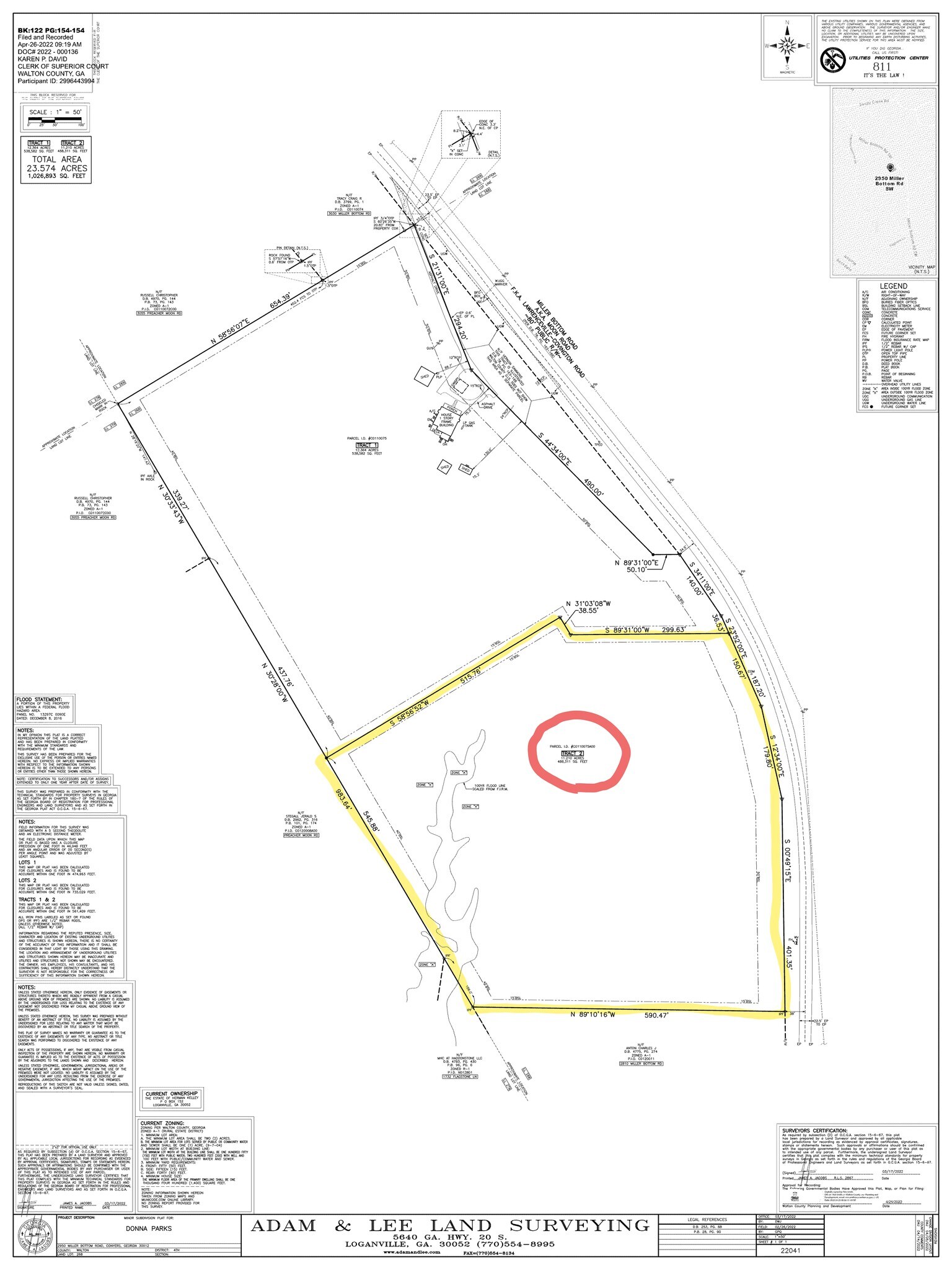 2950 Miller Bottom, Conyers, GA 30012 11.2± Acres on Miller Bottom Rd