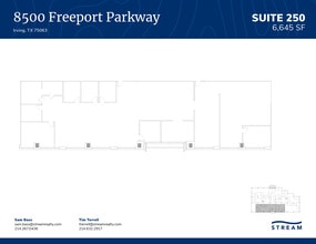 8500 Freeport Pkwy, Irving, TX for lease Floor Plan- Image 1 of 2