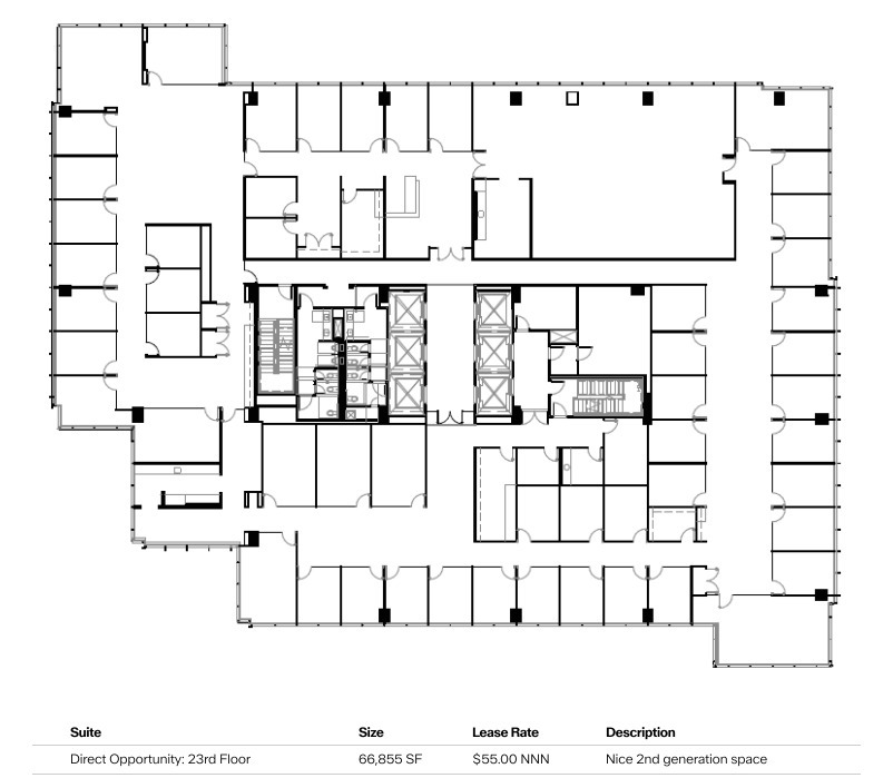 1900 N Pearl St, Dallas, TX for lease Floor Plan- Image 1 of 1