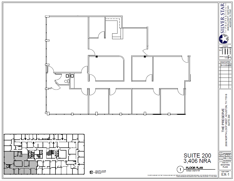 2000 N Loop Fwy W, Houston, TX for lease Floor Plan- Image 1 of 1