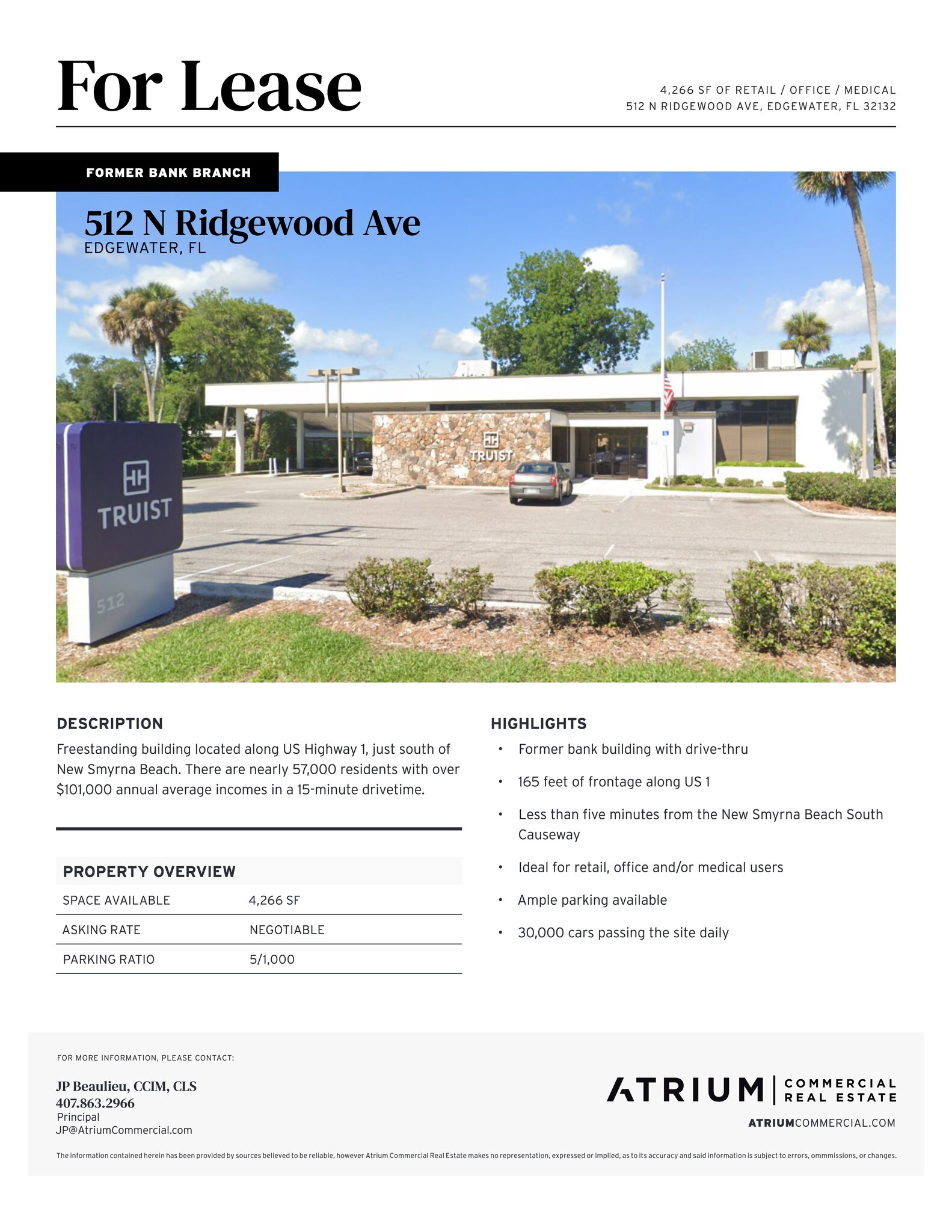 512 N Ridgewood Ave, Edgewater, FL for lease Site Plan- Image 1 of 1