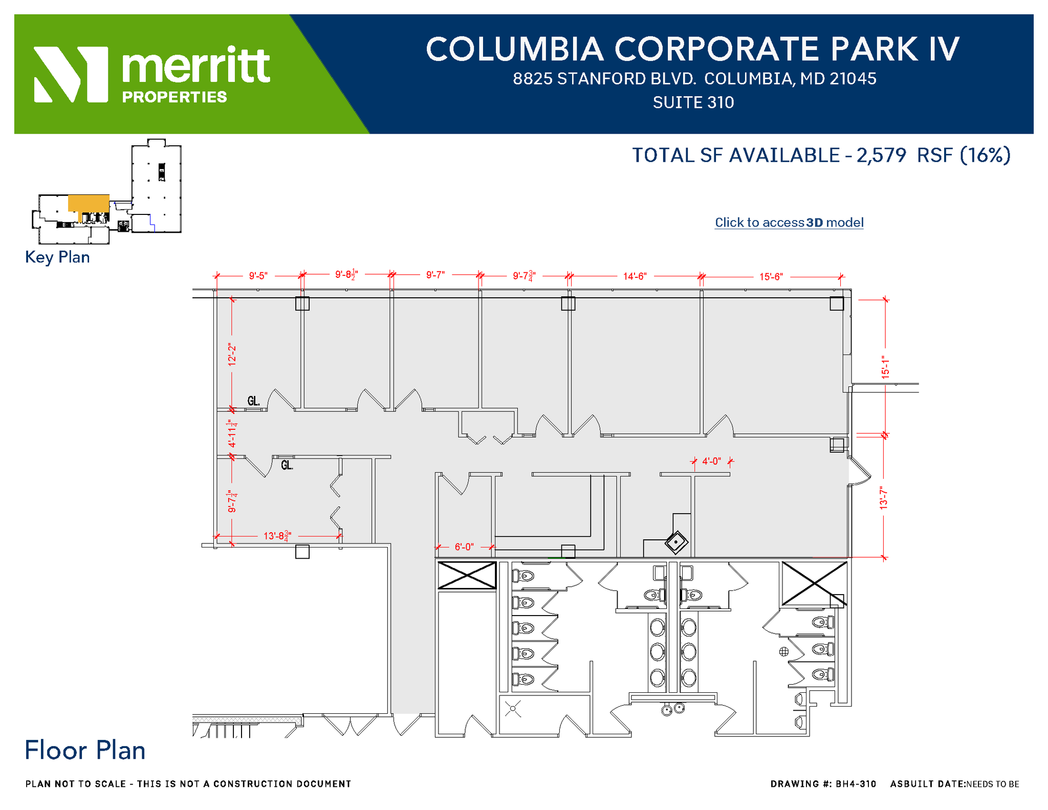 8830 Stanford Blvd, Columbia, MD for lease Floor Plan- Image 1 of 2