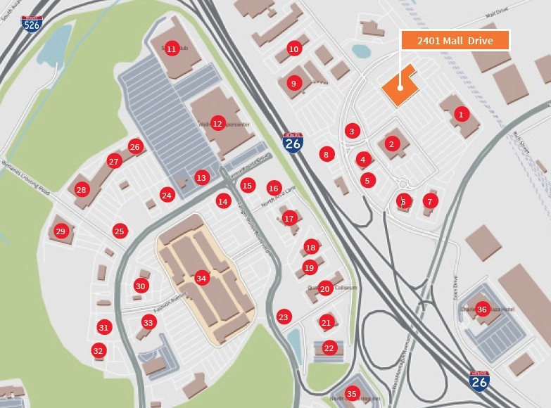 2401 Mall Dr, North Charleston, SC for sale Site Plan- Image 1 of 1