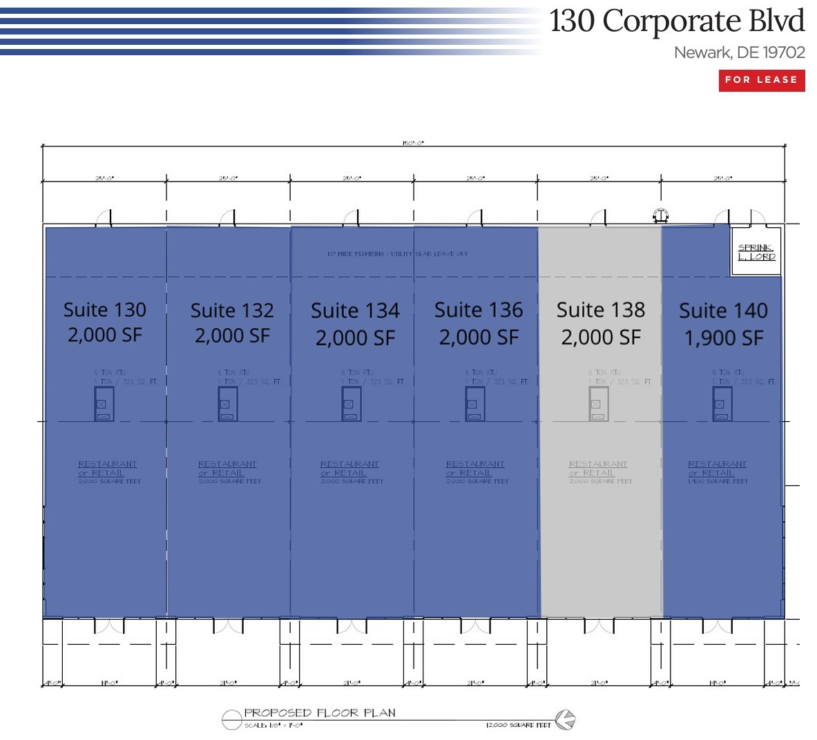 Corporate Blvd, Newark, DE for lease Floor Plan- Image 1 of 1