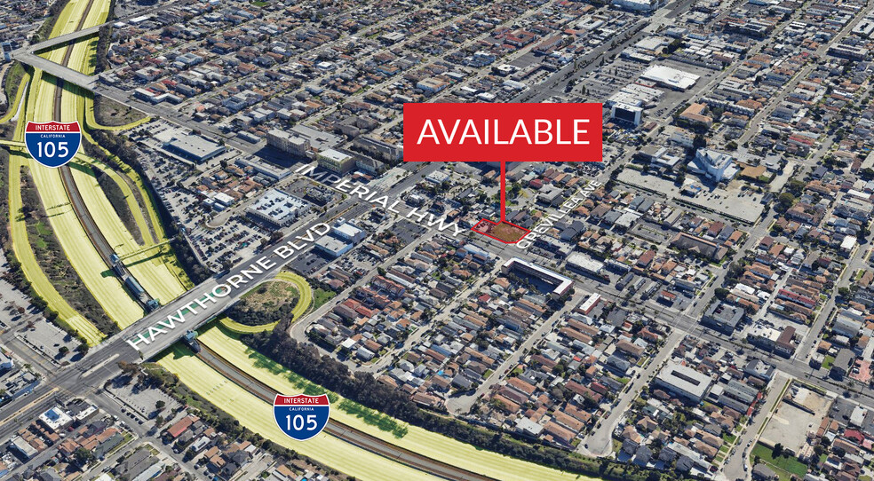 11418 Grevillea Ave, Hawthorne, CA for lease - Aerial - Image 3 of 4