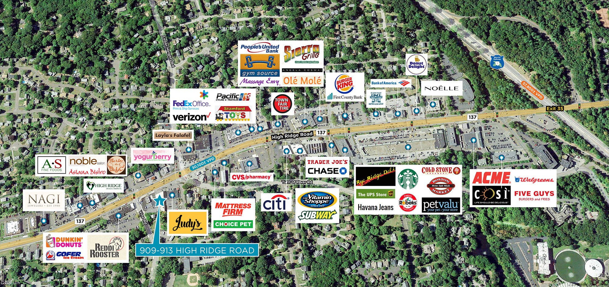 907 High Ridge Rd, Stamford, CT 06905 Retail for Lease