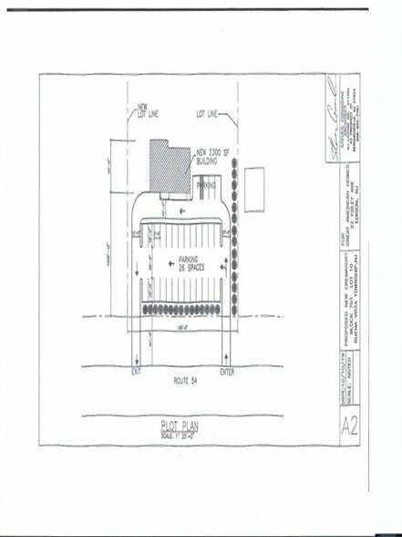 1021 Route 54, Williamstown, NJ for sale - Floor Plan - Image 1 of 3