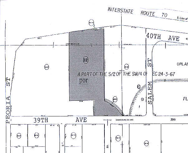 12445 E 39th Ave, Denver, CO for lease - Plat Map - Image 2 of 5