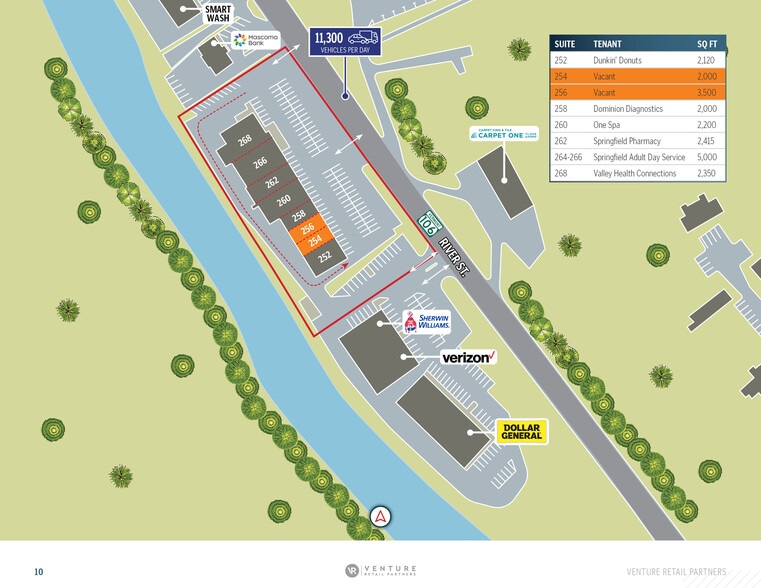 252-268 River St, Springfield, VT for lease - Building Photo - Image 2 of 5