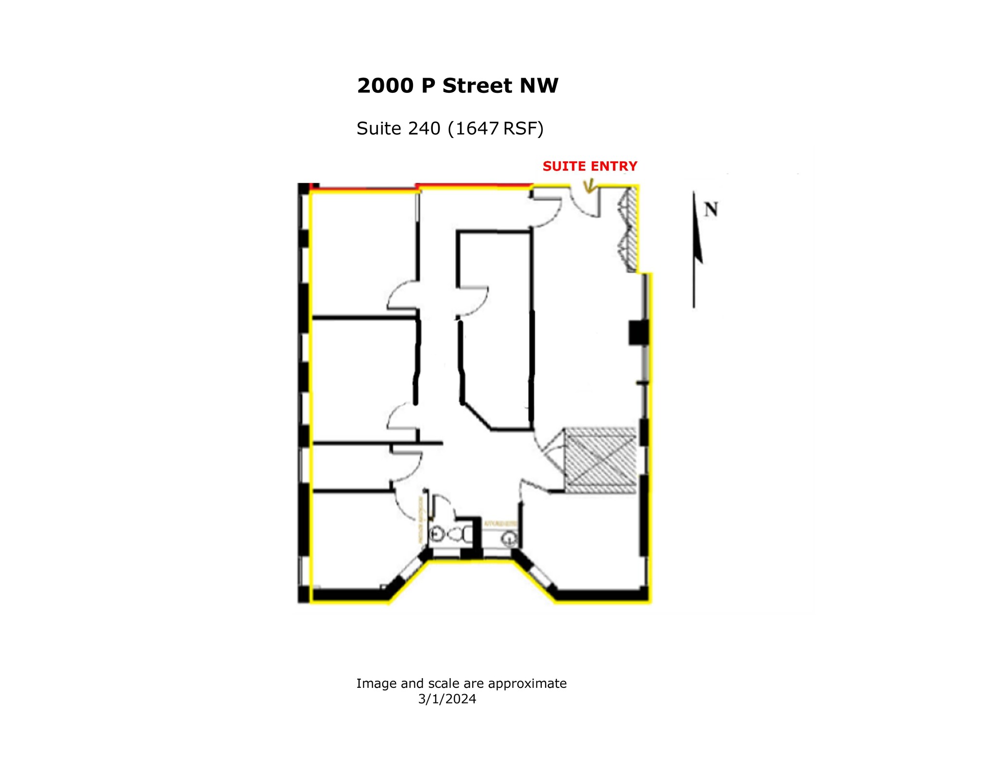 2000 P St NW, Washington, DC for lease Site Plan- Image 1 of 10