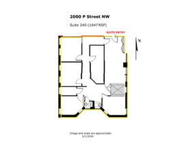 2000 P St NW, Washington, DC for lease Site Plan- Image 1 of 10