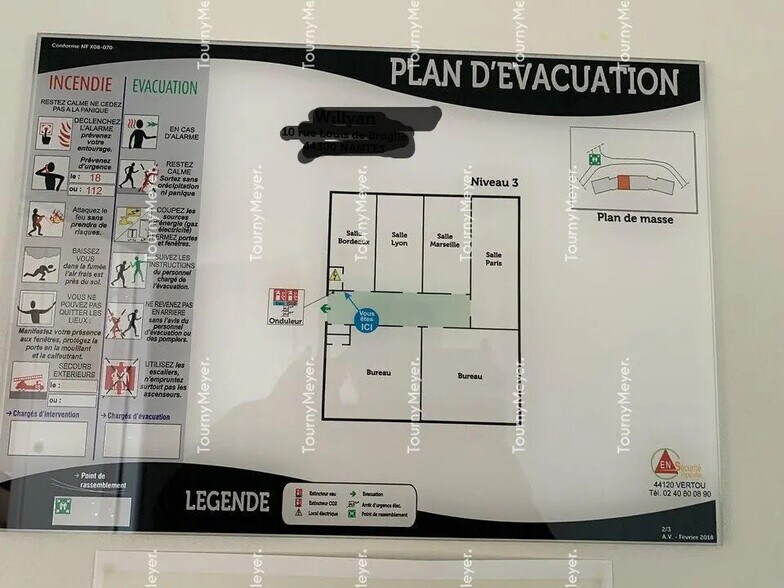 Office in Nantes for lease - Site Plan - Image 3 of 3