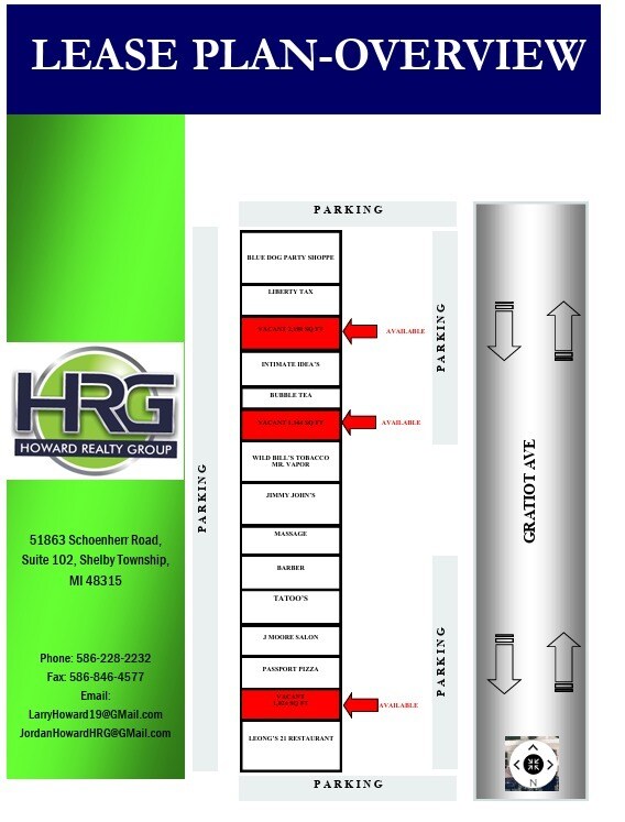 46420-46690 Gratiot Ave, Chesterfield, MI for lease Floor Plan- Image 1 of 1