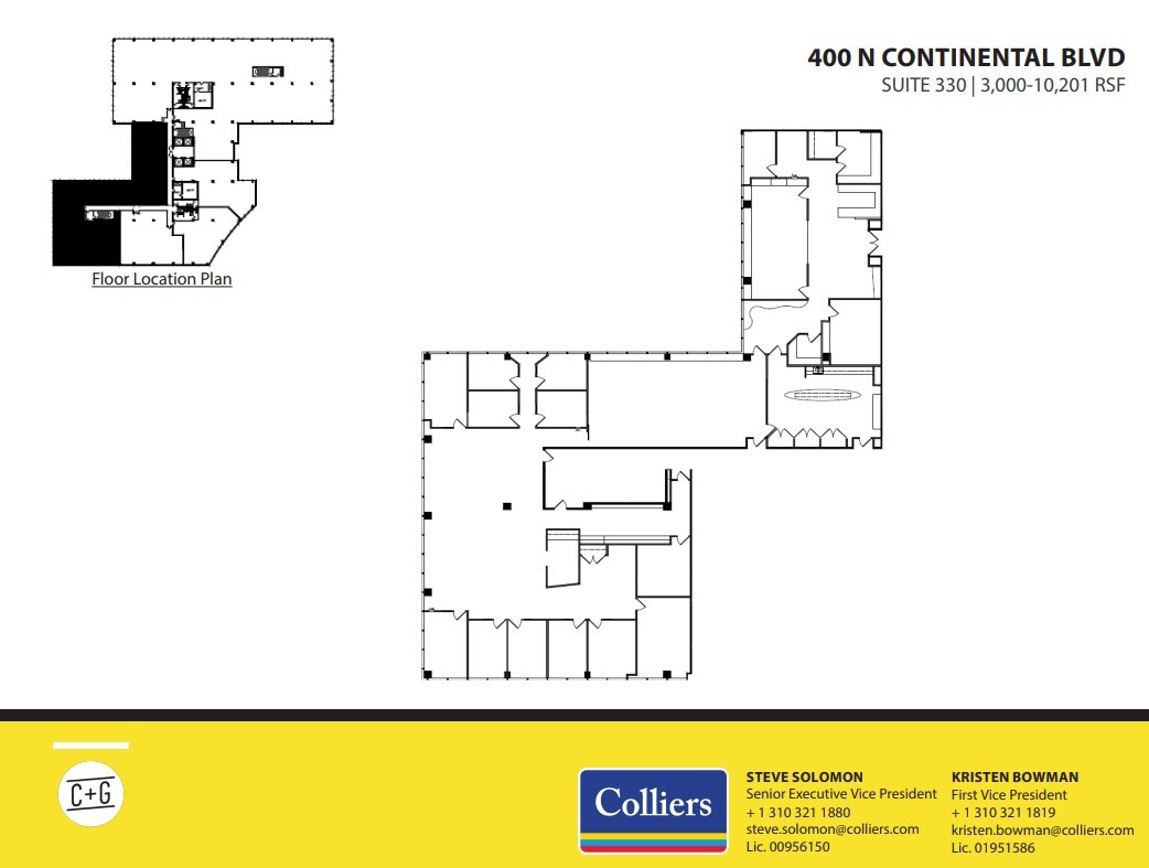 300 Continental Blvd, El Segundo, CA for lease Floor Plan- Image 1 of 1