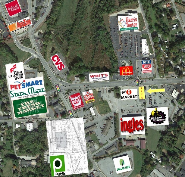 625 Spartanburg Hwy, Hendersonville, NC 28792 Retail for Lease