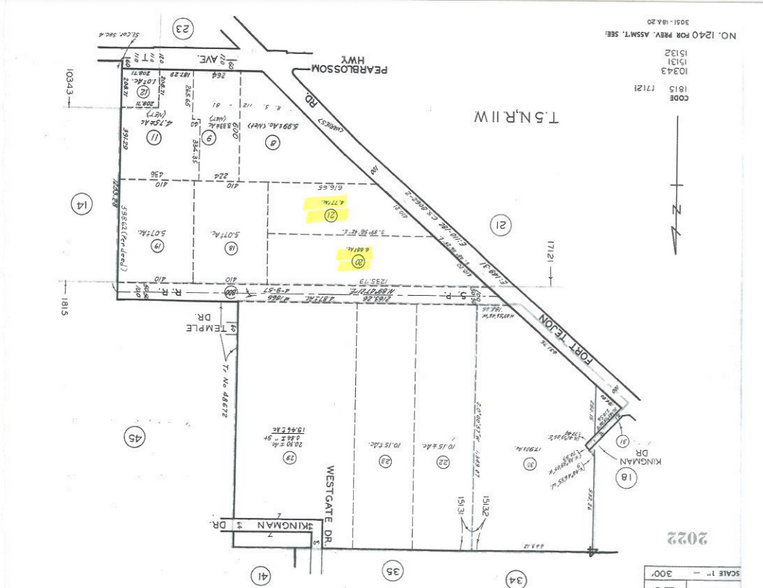 Prime Commercial Parcels For Sale portfolio of 2 properties for sale on LoopNet.com - Plat Map - Image 2 of 2