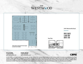 2441 Warrenville Rd, Lisle, IL for lease Floor Plan- Image 1 of 2