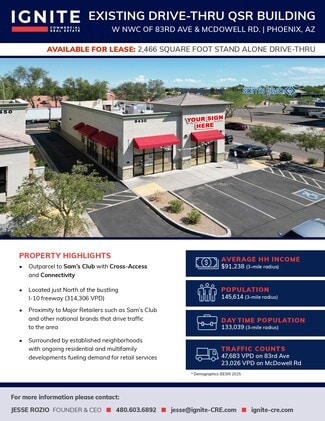 More details for 8430 W McDowell Rd, Phoenix, AZ - Retail for Lease