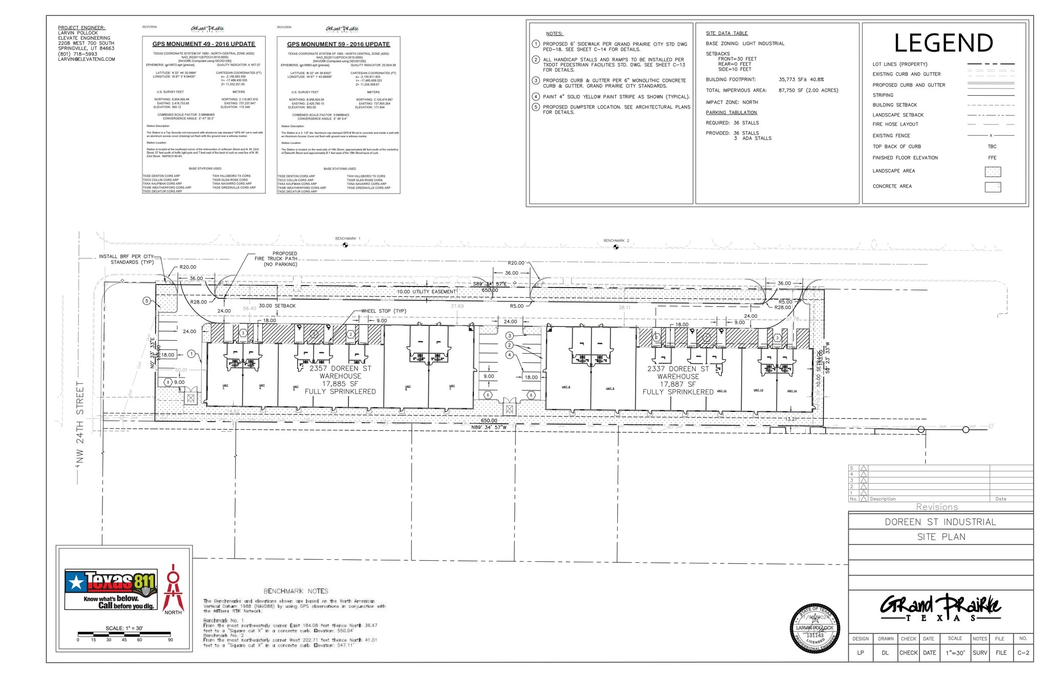 2357 Doreen St, Grand Prairie, TX for lease Site Plan- Image 1 of 1