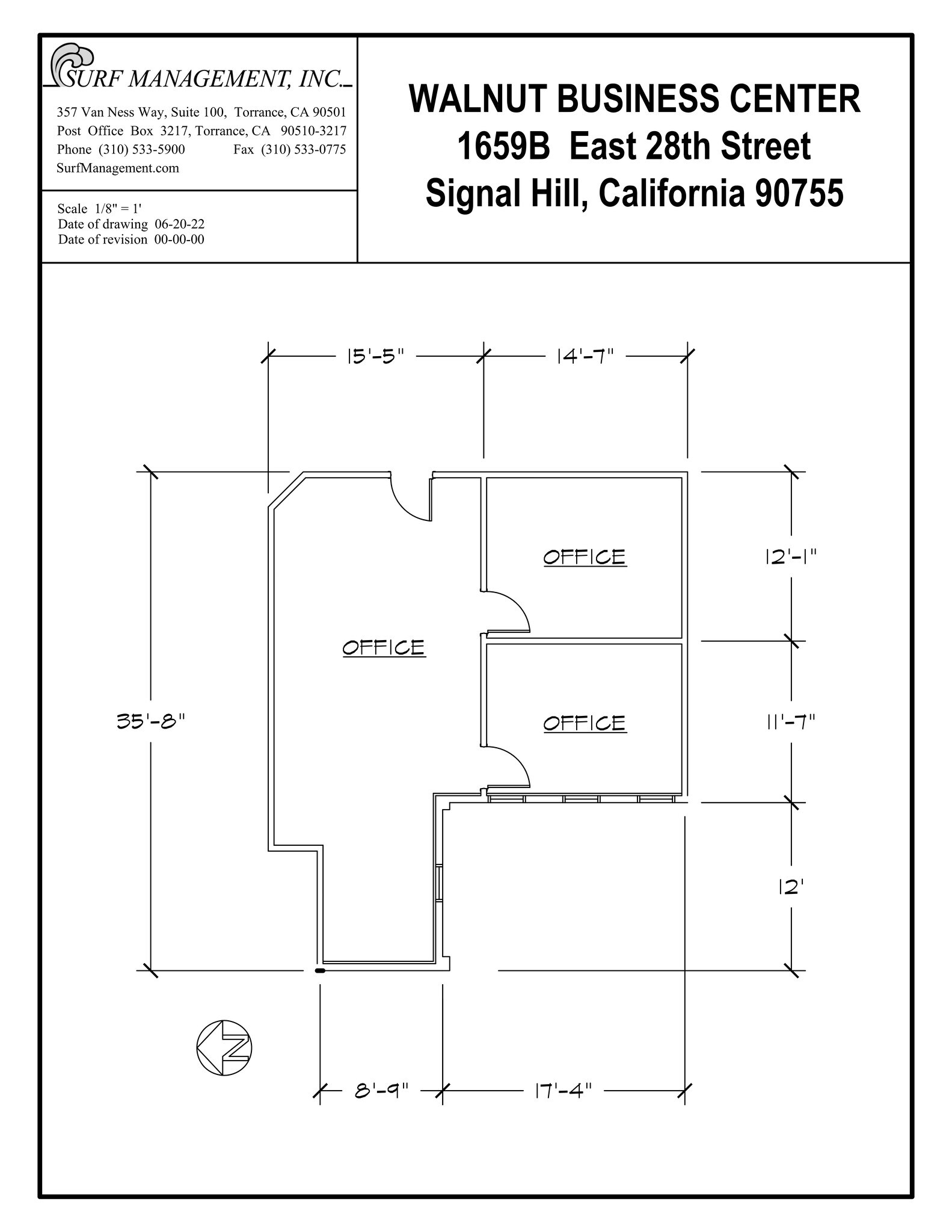 1653-1679 E 28th St, Signal Hill, CA for lease Site Plan- Image 1 of 8