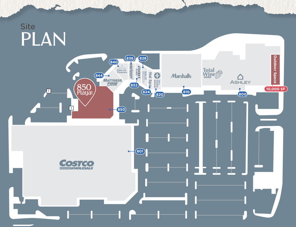 800-990 Playa Ave, Seaside, CA for lease Site Plan- Image 1 of 2