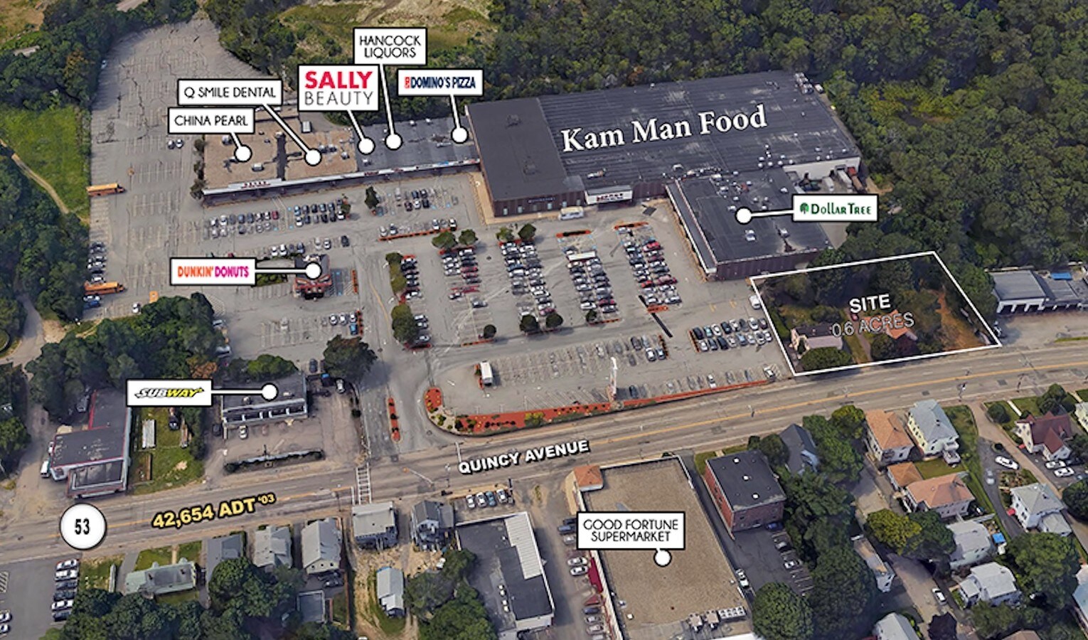 209 Quincy Ave, Quincy, MA 02169 President PlazaBuild to SuitGround Lease