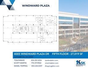 4005 Windward Plaza Dr, Alpharetta, GA for lease Site Plan- Image 1 of 1