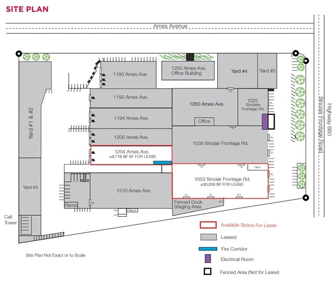 1180-1260 Ames Ave, Milpitas, CA for lease - Site Plan - Image 2 of 2