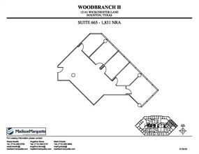 12141 Wickchester Ln, Houston, TX for lease Floor Plan- Image 1 of 1