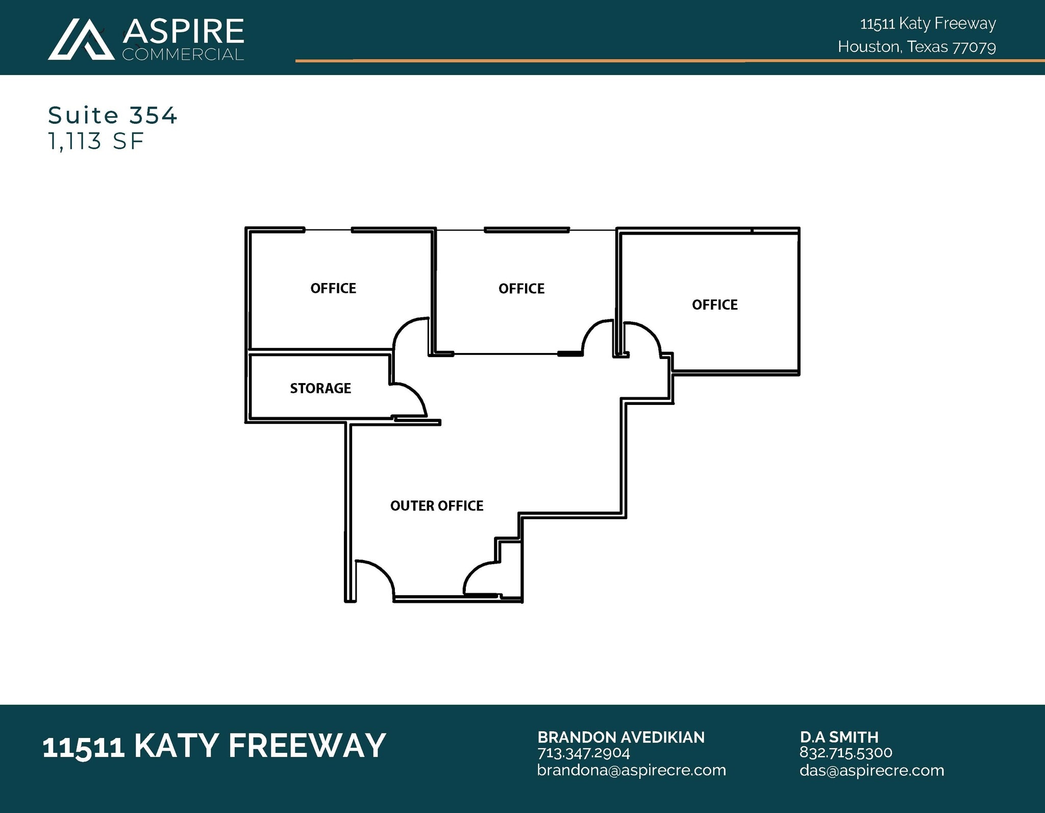 11511 Katy Fwy, Houston, TX for lease Floor Plan- Image 1 of 1