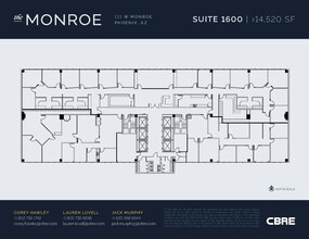 111 W Monroe St, Phoenix, AZ for lease Floor Plan- Image 1 of 1