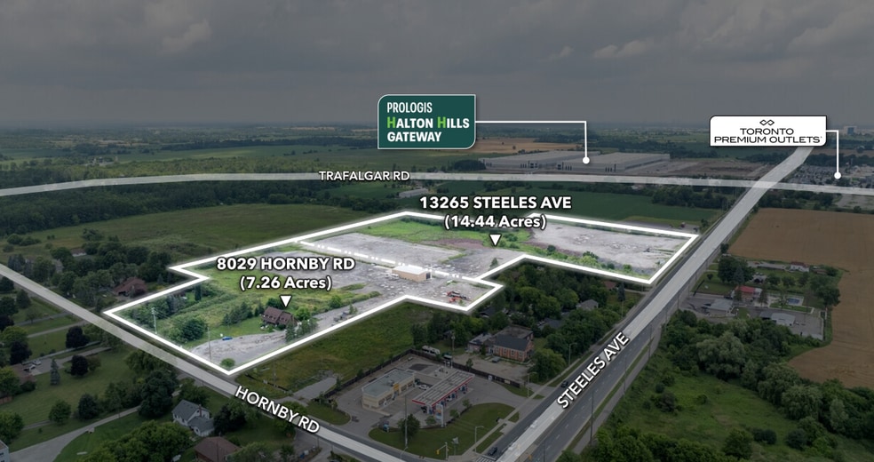 13265 Steeles Av, Halton Hills, ON for sale - Aerial - Image 2 of 4